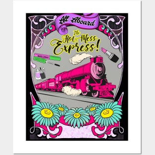 HOT MESS EXPRESS Posters and Art